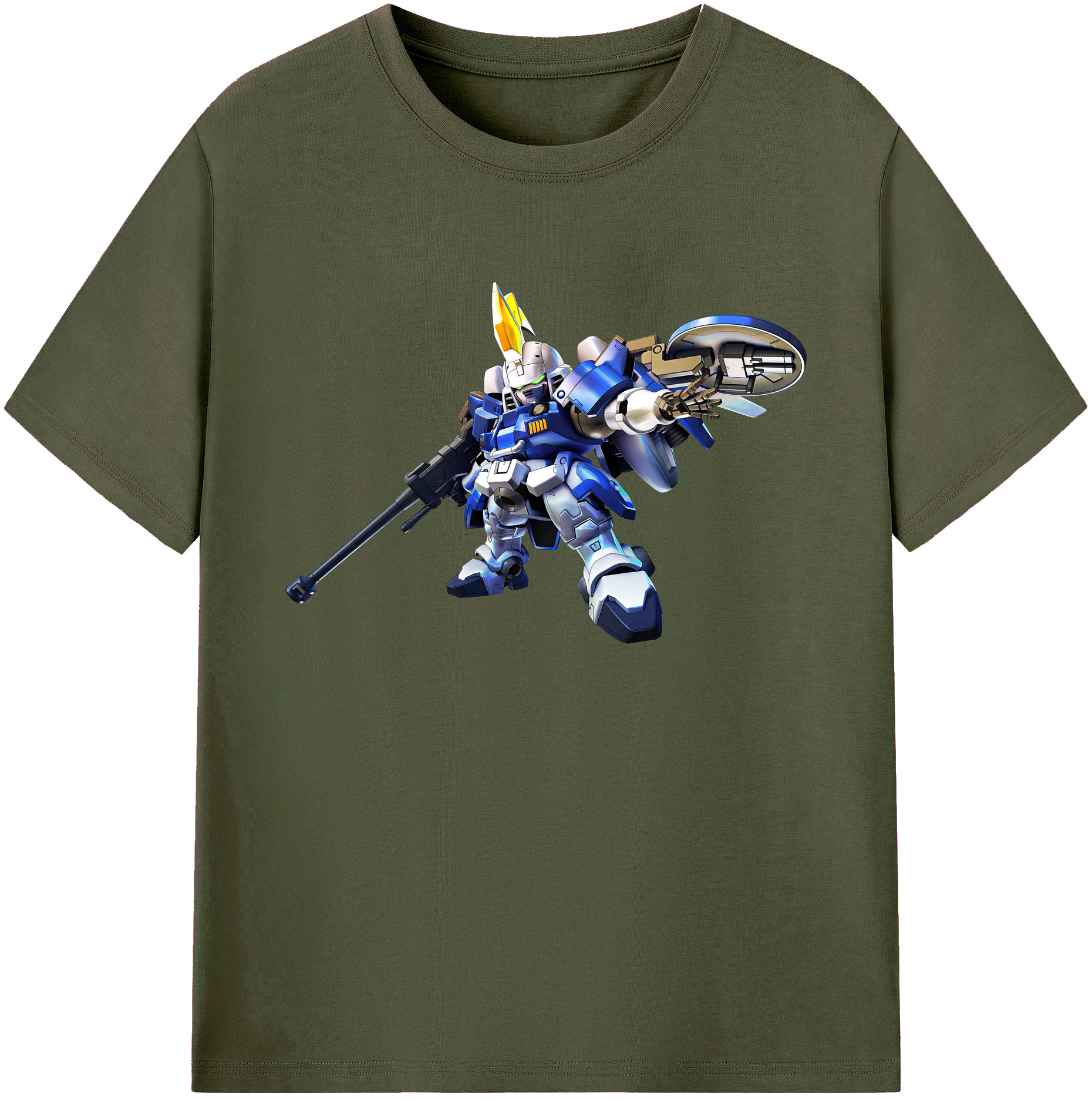 （画像用） 機動戦士ガンダム Mobile Suit Gundam 綿100％ メンズ半袖Tシャツ｜肌触りやわらか＆通気性